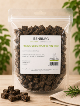 Isenburg Pferde Fleischwürfel Mini 500g